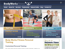 Tablet Screenshot of bodyworksfit.com